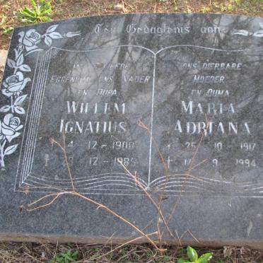 ? Willem Ignatius 1908-1985 &amp; Maria Adriana 1917-1994