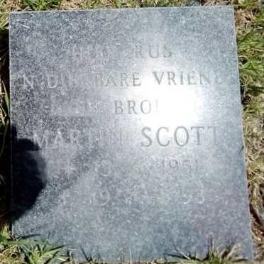 SCOTT Martin 1951-1993