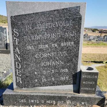 STANDER Cornelius Johann 1969-1988