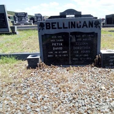 BELLINGAN Pieter David 1899-1977 & Gezina Dorothea FOURIE 1900-1974