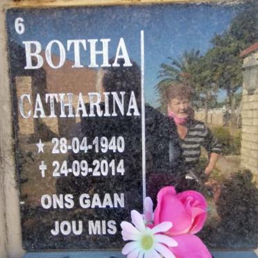 BOTHA Catharina 1940-2014