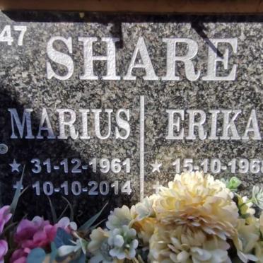 SHARE Marius 1961-2014 &amp; Erika 1968-