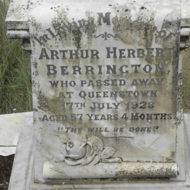 BERRINGTON Arthur Herbert -1928
