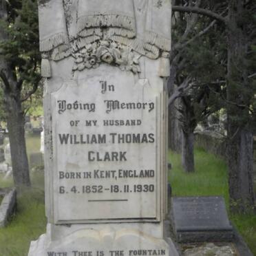 CLARK William Thomas 1852-1930
