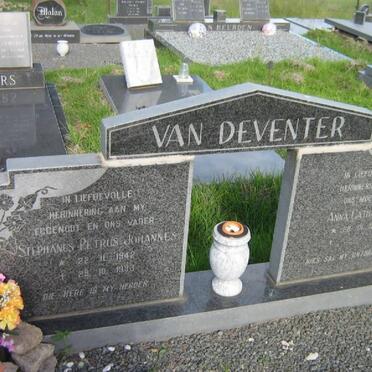 DEVENTER Stephanus Petrus Johannes, van 1942-1993 &amp; Anna Catharina 1948-