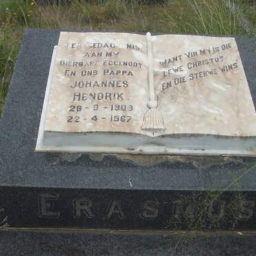 ERASMUS Johannes Hendrik 1909-1967