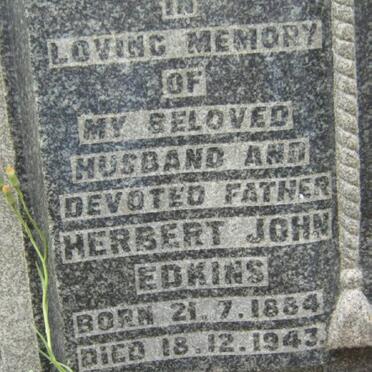 EDKINS Herbert John 1884-1943