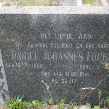 FOURIE Daniel Johannes 1886-1951