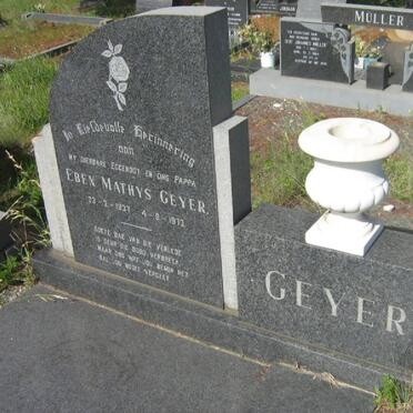 GEYER Eben Mathys 1937-1973