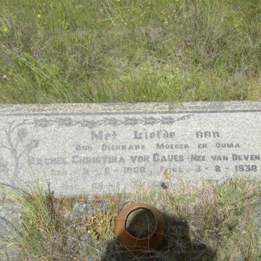 GAUES Rachel Christina, von nee VAN DEVENTER 1868-1938