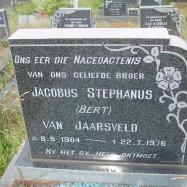 JAARSVELD Jacobus Stephanus, van 1904-1976