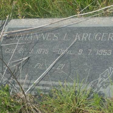 KRUGER Johannes L. 1875-1953