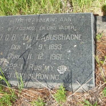 LABUSCHAGNE J.G.B. 1893-1961