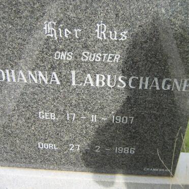 LABUSCHAGNE Johanna 1907-1986