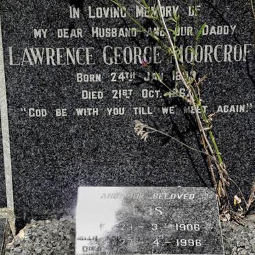 MOORCROFT Lawrence George 1899-1962