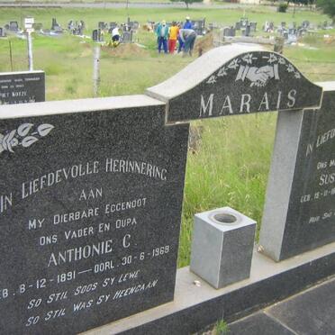 MARAIS Anthonie C. 1891-1969 &amp; Susanna E. 1893-1977