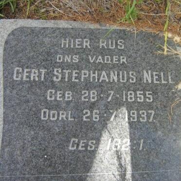 NELL Gert Stephanus 1855-1937