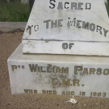 PARSONS William -1903