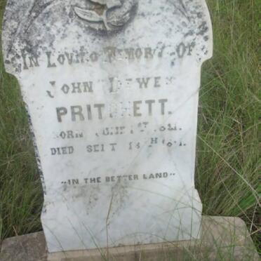 PRITCHETT John Lewes 1881-1881