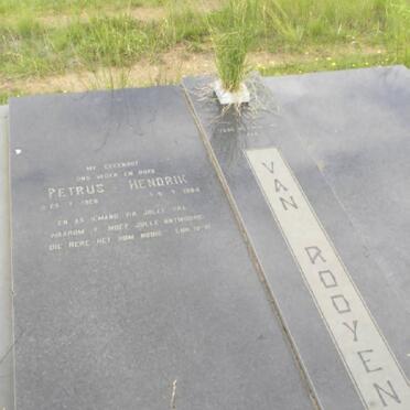ROOYEN Petrus Hendrik, van 1928-1984