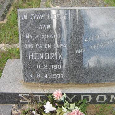 STRYDOM Hendrik 1901-1977
