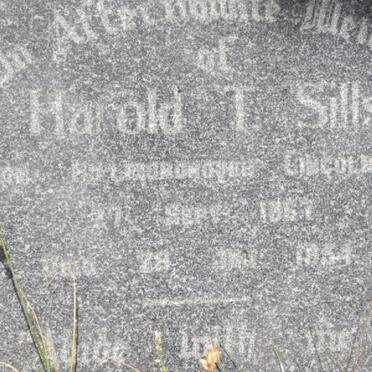 SILLS Harold T. 1867-1954