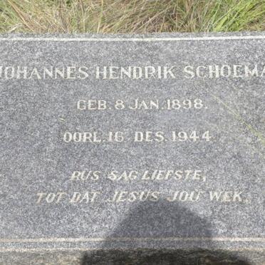 SCHOEMAN Johannes Hendrik 1898-1944