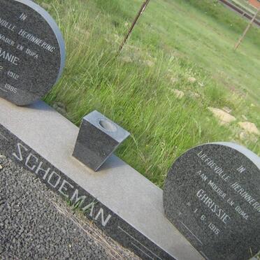 SCHOEMAN Danie 1912-1985 &amp; Chrissie 1915-