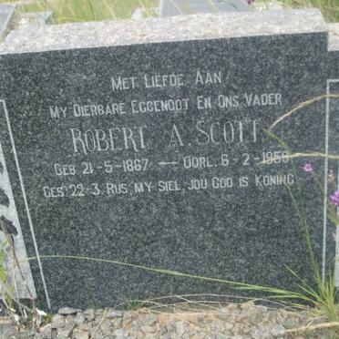 SCOTT Robert A. 1867-1950