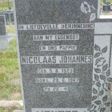 VENTER Nicolaas Johannes 1923-1967