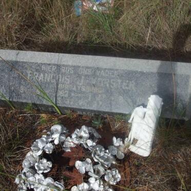 VORSTER Francois J 1862-1938