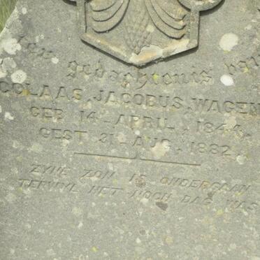 WAGENAAR Nicolaas Jacobus 1844-1882