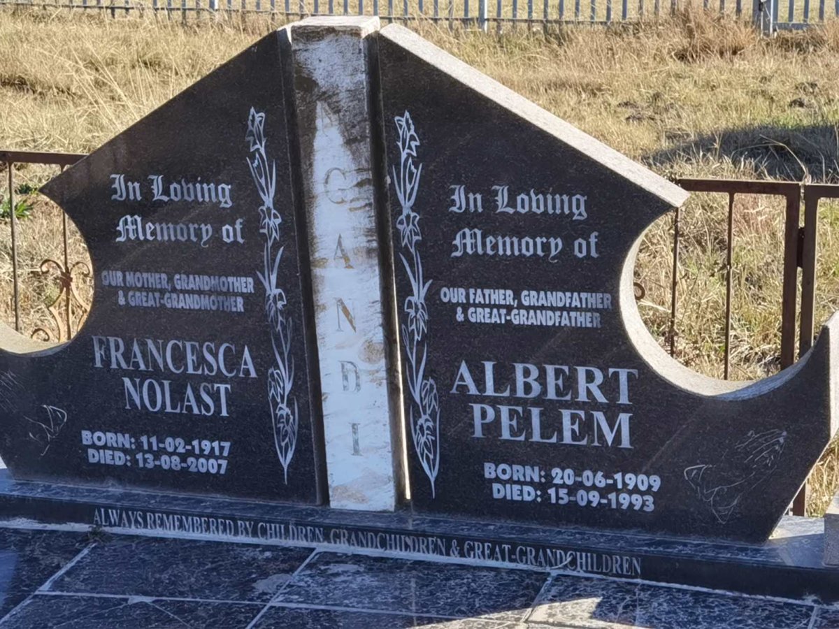 NGANDI Albert Pelem 1909-1993 &amp; Francesca Nolast 1917-2007