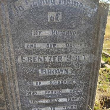 BROWN Ebenezer -1945