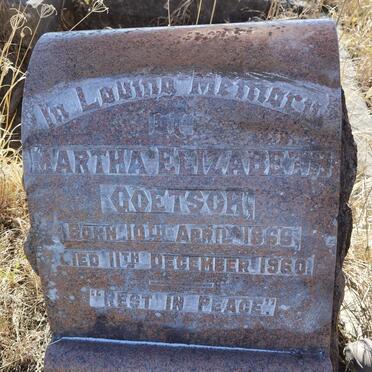 GOETSCH Martha Elizabeth 1866-1960