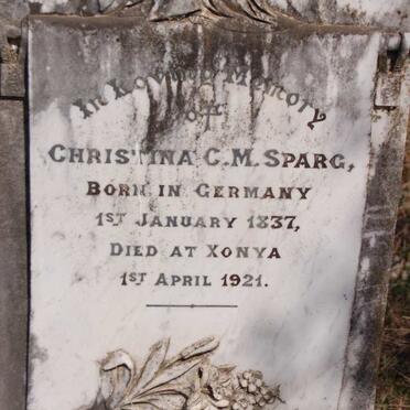 SPARG Christina C.M. 1837-1921