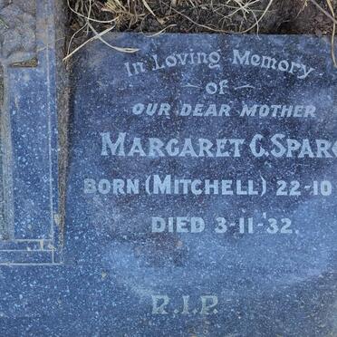 SPARG Margaret C. nee MITCHELL 1890-1932