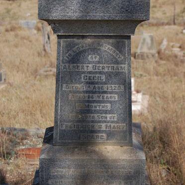 SPARG Albert Bertram Cecil -1920