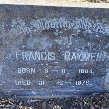 RAYMENT Francis 1884-1976