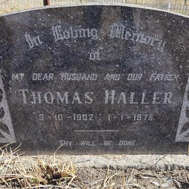 HALLER Thomas 1902-1975
