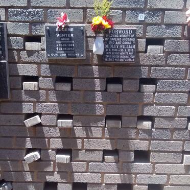 VENTER Eugene 1983-2012 :: FORWORD Dudley William 1946-2015