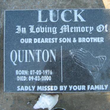 LUCK Quinton 1976-2000