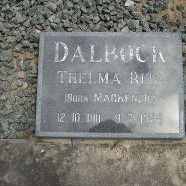 DALBOCK Thelma Rita nee MACKENZIE 1911-1995