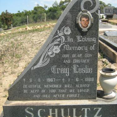 SCHULTZ Craig Leslie 1967-1988