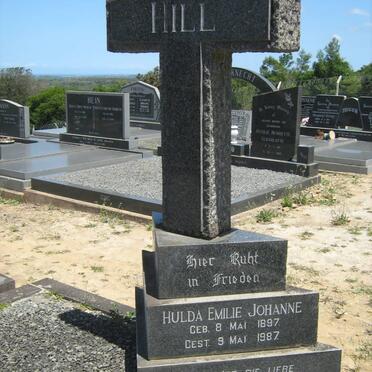 HILL Hulda Emilie Johanne 1897-1987