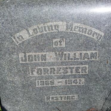 FORRESTER John William 1869-1941