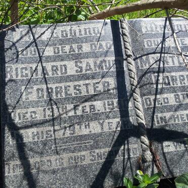 FORRESTER Richard Samuel -1950 &amp; Myrtle Annie