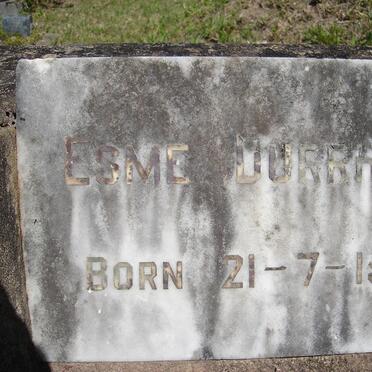 DURRHEIM Esme 1936-1936