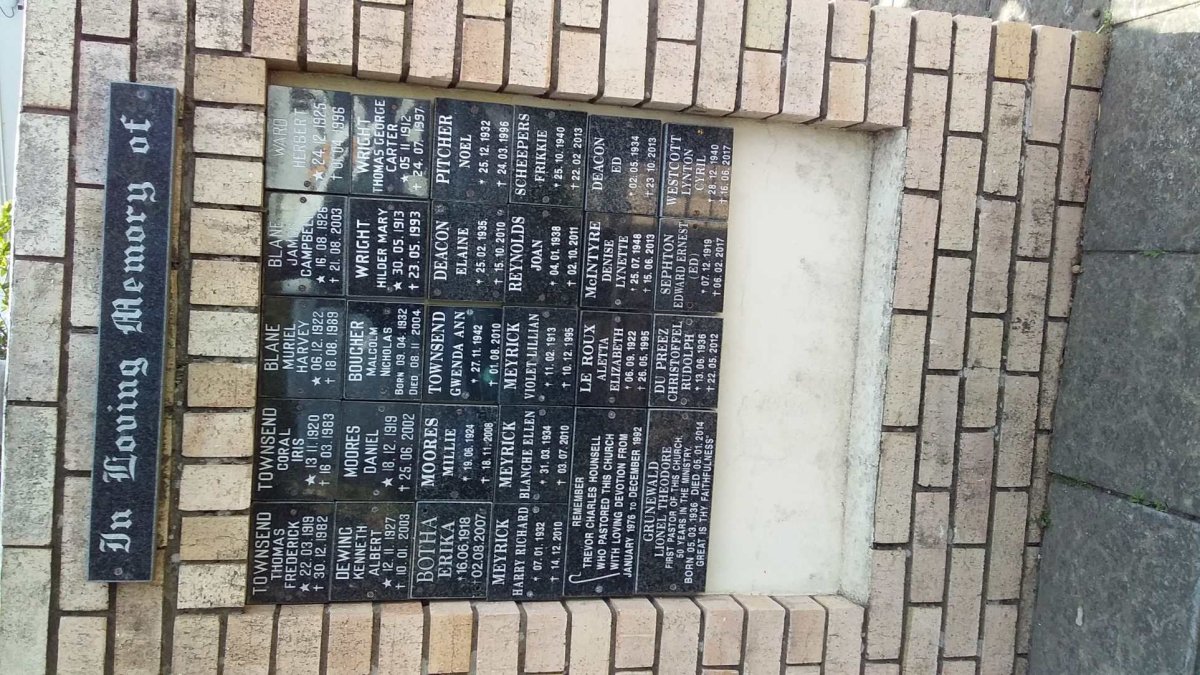 2. Memorial Wall