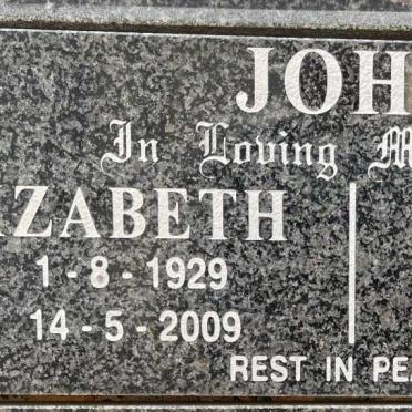 JOHL Ludwig 1926-2017 &amp; Elizabeth 1929-2009